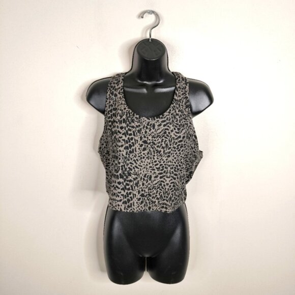 Flexure Bodywear Animal Leopard Abstract Yoga Running Athletic Tank Top M - Picture 2 of 8